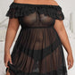 In For A Treat Mesh Babydoll