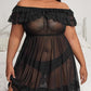 In For A Treat Mesh Babydoll