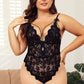 Strappy Harness Top Lace Bodysuit Naughty Bottom Teddy Outfit