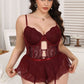 Evening Romance Lace and Mesh Teddy