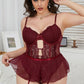 Evening Romance Lace and Mesh Teddy