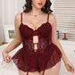 Evening Romance Lace and Mesh Teddy