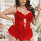 Plus Size Midnight Lace Teddy