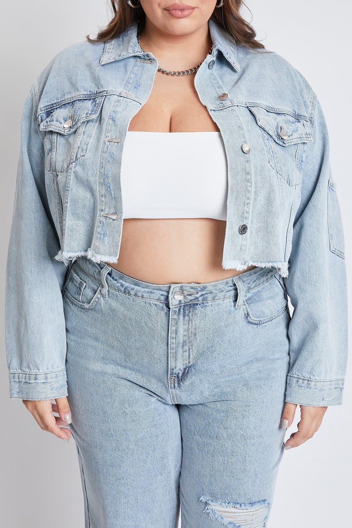 Cropped Denim Jacket