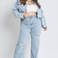 Cropped Denim Jacket