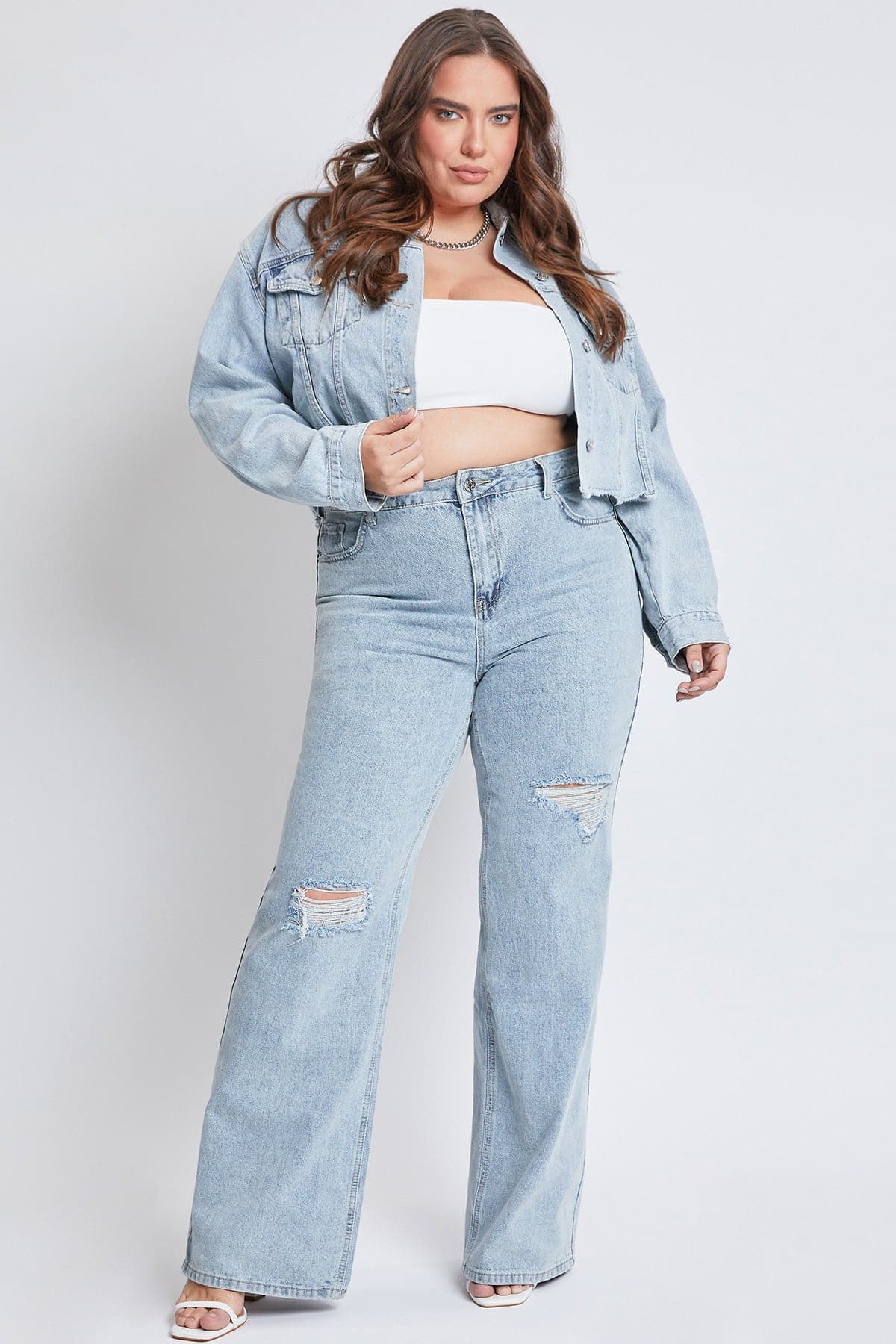 Cropped Denim Jacket