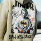 Joker "Shall We Dance?" Graphic Unisex Oversized Hoodie