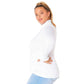 Plus Size Long Sleeve Turtle Neck Fitted Top