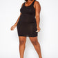 “Body Card Valid” Scoop Neck Dress