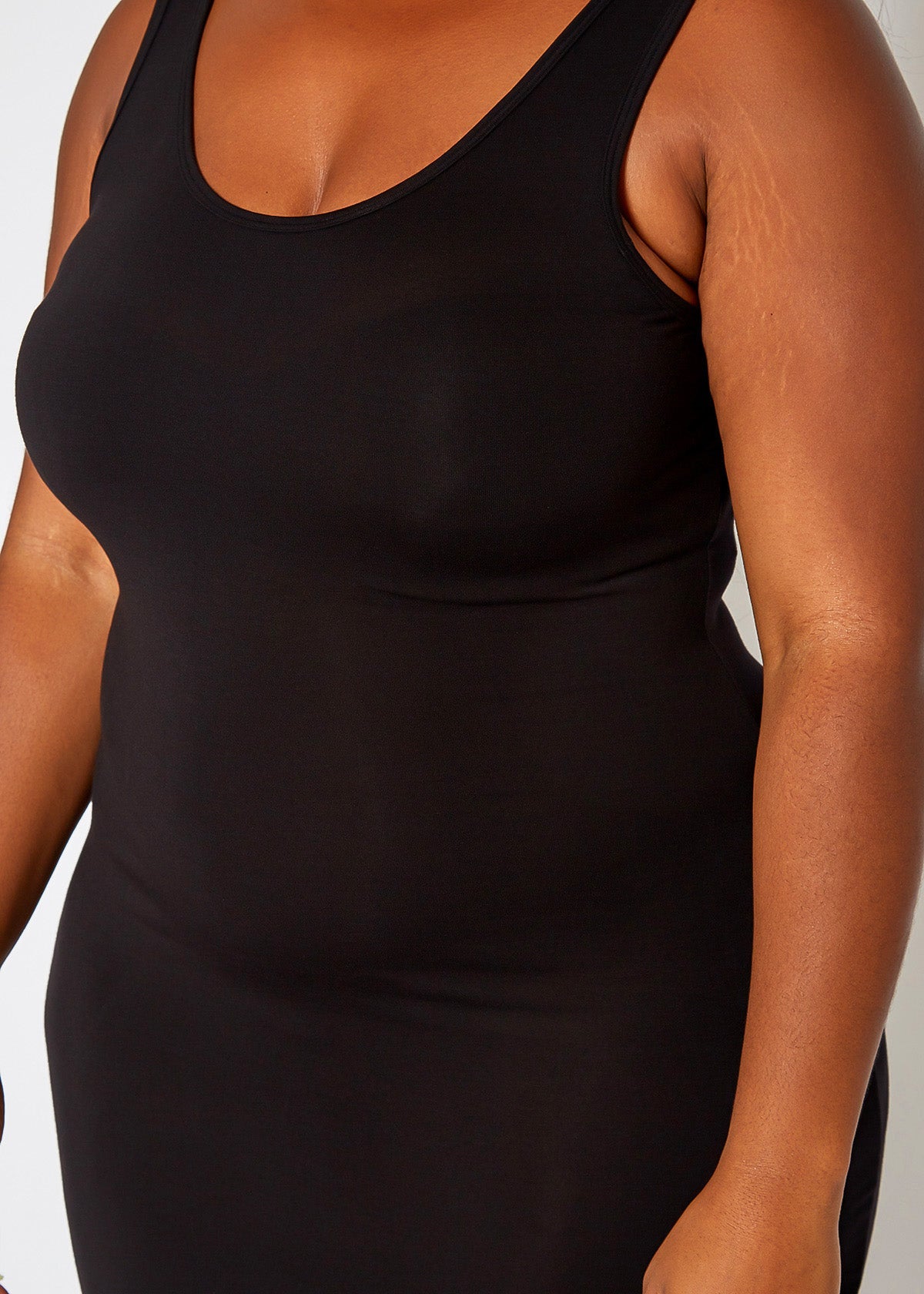 “Body Card Valid” Scoop Neck Dress