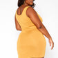 “Body Card Valid” Scoop Neck Dress