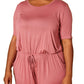 Women's Plus Size Lounge Wide Leg Jumpsuit - shopatkonus