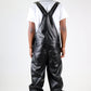 DRAKON Fine Faux Leather Overall Pants