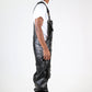 DRAKON Fine Faux Leather Overall Pants