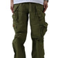 VONT FINE TWILL NYLON BAGGY FIT CARGO PANTS
