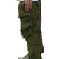 VONT FINE TWILL NYLON BAGGY FIT CARGO PANTS