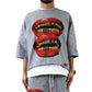 PETTI SN/ Jersey 3/4 Sleeve Crop Top Tee
