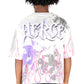 BERYL S/N Jersey 3/4 Sleeve Crop Top Tee