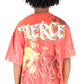 CALCITE S/N Jersey 3/4 Sleeve Crop Top Tee