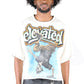 ALAN S/N Jersey 3/4 Sleeve Crop Top Tee