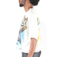 ALAN S/N Jersey 3/4 Sleeve Crop Top Tee