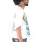 ALAN S/N Jersey 3/4 Sleeve Crop Top Tee