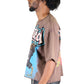 CENSIUS S/N Jersey 3/4 Sleeve Crop Top Tee