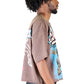 CENSIUS S/N Jersey 3/4 Sleeve Crop Top Tee