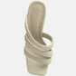 Kywe Textured Heel Chunky Strap Sandals