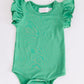 Kelly Green S/S Flutter Bodysuit