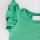 Kelly Green S/S Flutter Bodysuit