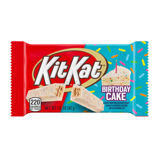 KitKat Birthday Cake White Creme w/Sprinkles (42g)