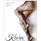 Fishnet Tights Flower Black