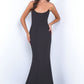 Daris Gown - Black - Cat-Eye Scoop Neckline Dress