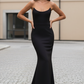 Daris Gown - Black - Cat-Eye Scoop Neckline Dress