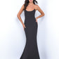 Daris Gown - Black - Cat-Eye Scoop Neckline Dress