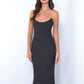 Daris Gown - Black - Cat-Eye Scoop Neckline Dress