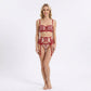 Dusk Petal Lingerie 3 Piece Embroidered Lace Set