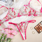 Wild Bloom Lingerie 2 Piece Set