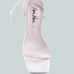 Lewk Strappy Tie Up Spool Heel Sandals