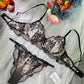 Black Classic Lace Lingerie Set