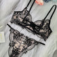 Black Classic Lace Lingerie Set