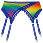 Rainbow Bright Adjustable Garter Belt