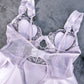 Purple Soft Satin Slip Dress
