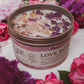 LOVE NOTES Rose + Pink Salt Candle
