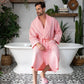 Premium Waffle Piping Robe