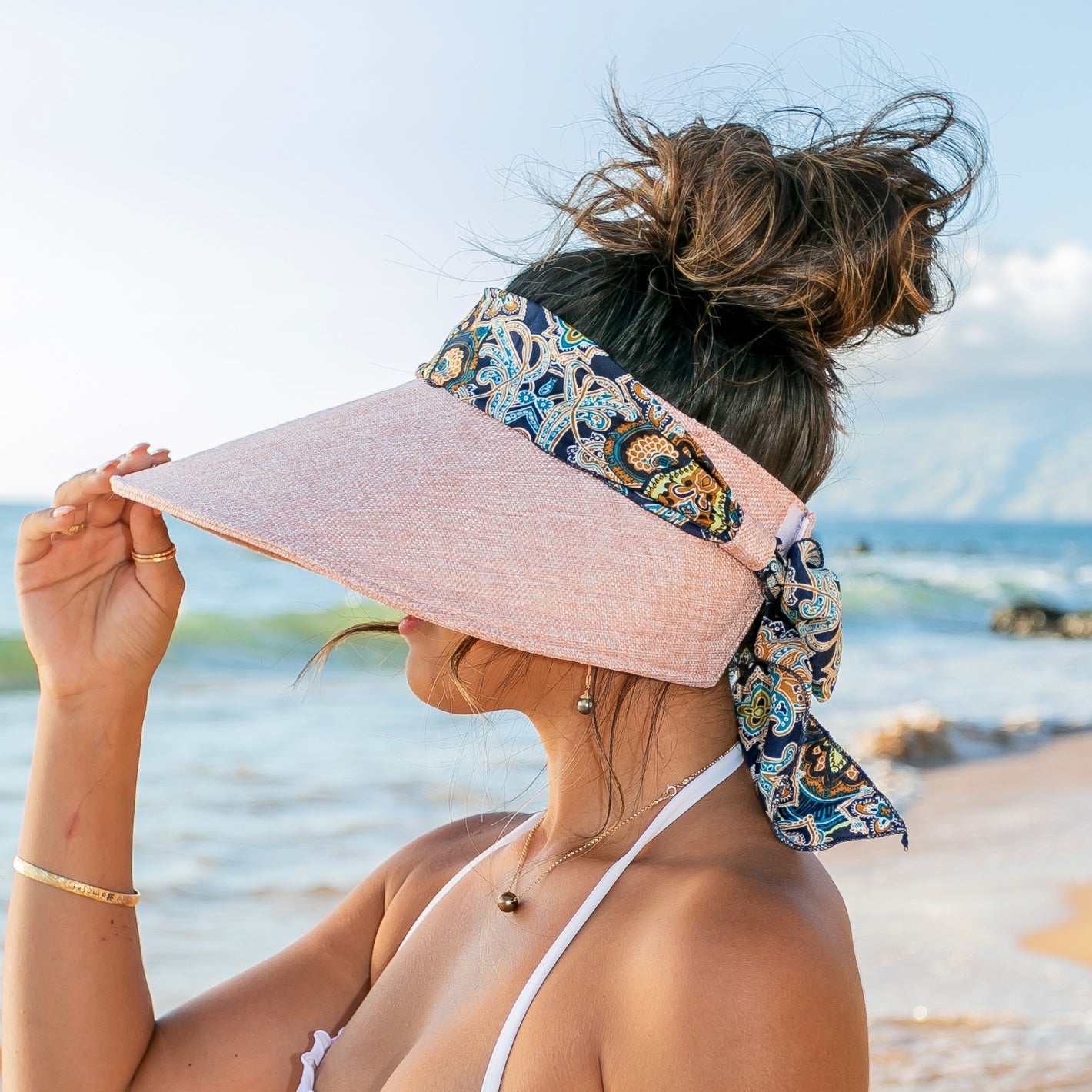Scarf Accent Visor