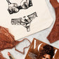 Lace Lingerie Travel Bag, Cream