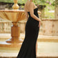 Cameron One Shoulder Gown - Black Bodycon Dress