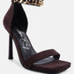 Last Sip Micro Suede High Heel Sandals